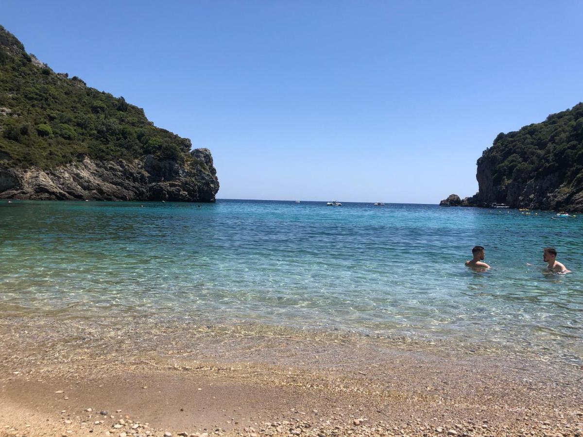 Villa Ampelaki "30 Meters To Beach" Paleokastritsa Ngoại thất bức ảnh