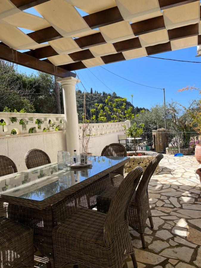 Villa Ampelaki "30 Meters To Beach" Paleokastritsa Ngoại thất bức ảnh